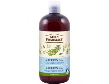 Sprchový gel Green Pharmacy - olivy a rýžové mléko - 500 ml