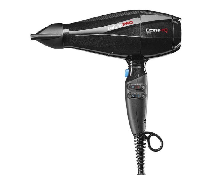 Profesionální fén na vlasy Babyliss PRO Excess-HQ Ionic - 2600 W - černý - rozbalené, pošk. obal