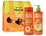 Dárková sada pro poškozené vlasy Garnier Fructis Goodbye Damage - šampon 250 ml + péče 400 ml