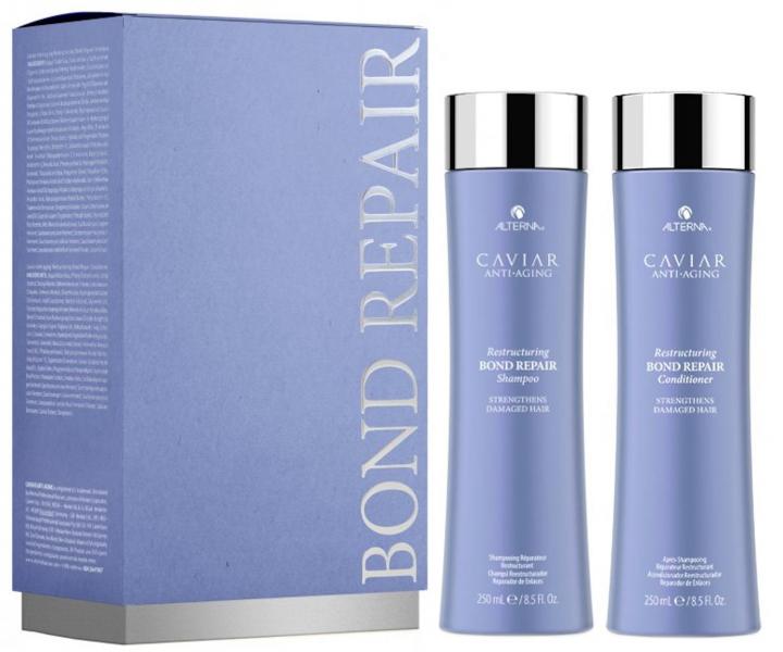 Dárková sada pro poškozené vlasy Alterna Bond Repair - šampon 250 ml + péče 250 ml