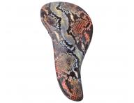 Kartáč na vlasy Sibel D-méli-mélo Snake - modro-červený se vzorem
