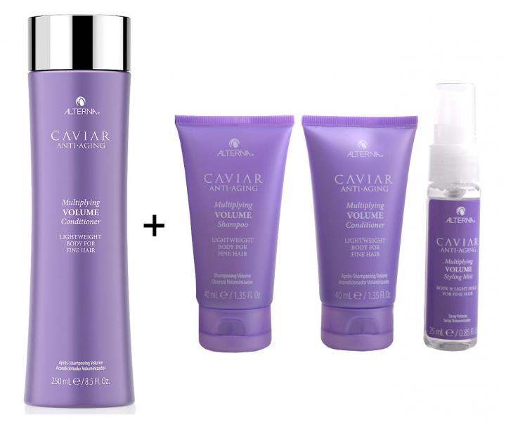 Sada pro objem Alterna Volume - kondicionér pro objem + cestovní sada ZDARMA