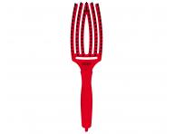 Kartáč Olivia Garden Fingerbrush Combo Medium - červený