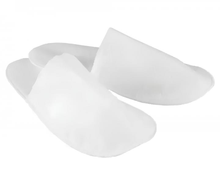 Pantofle Extra Eko-Higiena z netkan� textilie - 50 p�r�, b�l�