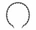 Čelenka do vlasů Invisibobble Hairhalo Sparkle - černá