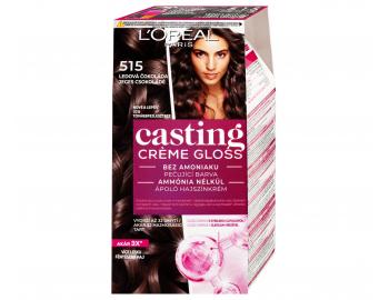 Přeliv bez amoniaku Loréal Casting Créme Gloss - 515 ledová čokoláda