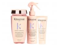 Sada pro hydrataci a uhlazení vlasů se sklonem ke krepatění Kérastase Gloss Absolu + péče 75 ml zdarma