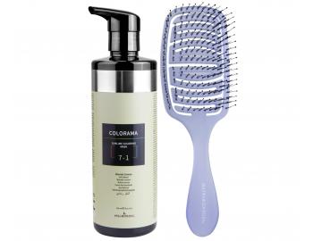 Semi-permanentn regeneran maska Klral System Colorama 7.1 - 500 ml, popelav blond + kart zdarma