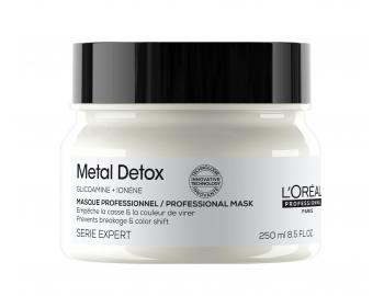 Maska pro barvené a poškozené vlasy Loréal Professionnel Serie Expert Metal Detox - 250 ml