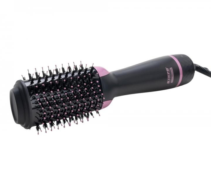 Ov�ln� horkovzdu�n� kart�� na vlasy Kiepe Professional Home Precision Airbrush Pro - 1200 W, �ern�