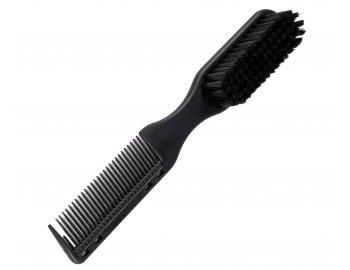 Fade kart�� na vlasy a vousy s h�ebenem Rovra Fade Comb Brush L - �ern�