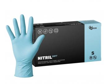 Nitrilov� rukavice Espeon Nitril Soft - 100 ks, modr�, velikost S