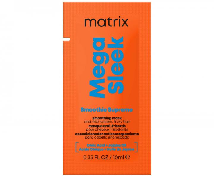 Uhlazuj�c� maska pro nepoddajn� vlasy Matrix Mega Sleek Smoothie Supreme Smoothing Mask - 10 ml (bonus)