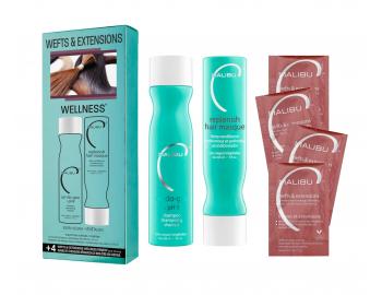 Sada vlasov pe o prodlouen vlasy Malibu C Wefts & Extensions Wellness