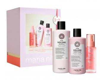 Dárková sada pro objem a výživu jemných vlasů Maria Nila Pure Volume Holiday Box