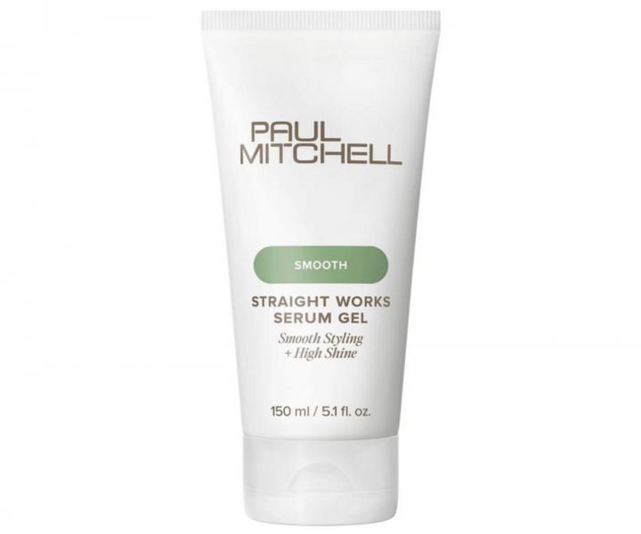 Gelov� s�rum pro narovn�n� vlnit�ch a kudrnat�ch vlas� Paul Mitchell Smooth Straight Works Serum Gel - 150 ml