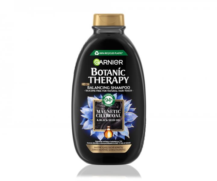 ampon pro mastn konky a such dlky Garnier Therapy Botanic Magnetic Charcoal