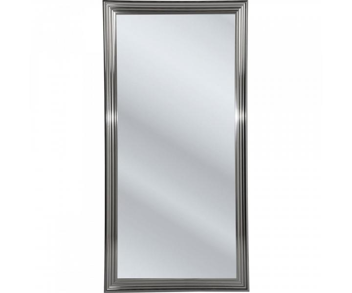 Kadeřnické zrcadlo Kare Frame Silver - stříbrné, 180 x 90 cm - II.jakost, vada na zrcadle