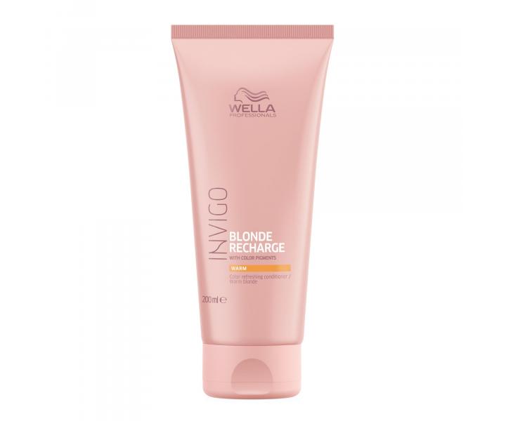 Péče pro teplé odstíny blond vlasů Wella Invigo Blonde Recharge - 200 ml