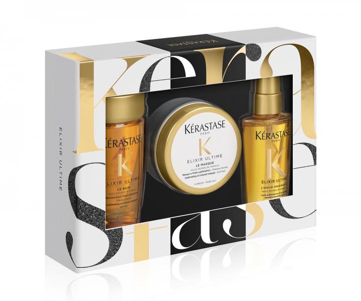 Dárková sada pro všechny typy vlasů Kérastase Elixir Ultime Discovery