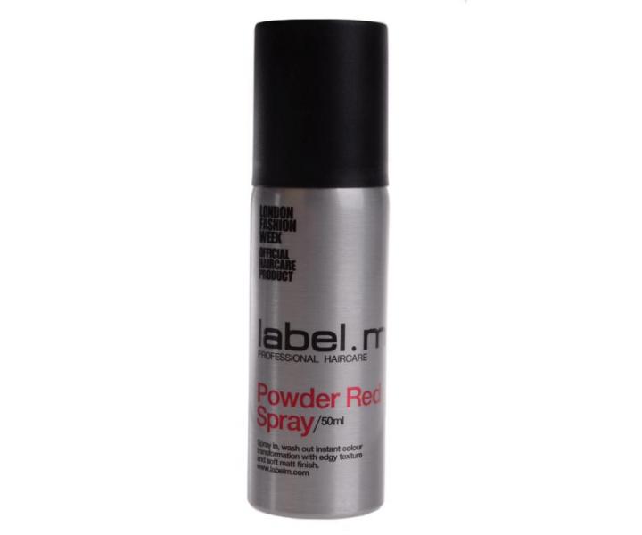 Barevn� pudr ve spreji Label.m Powder color - 50 ml, �erven�
