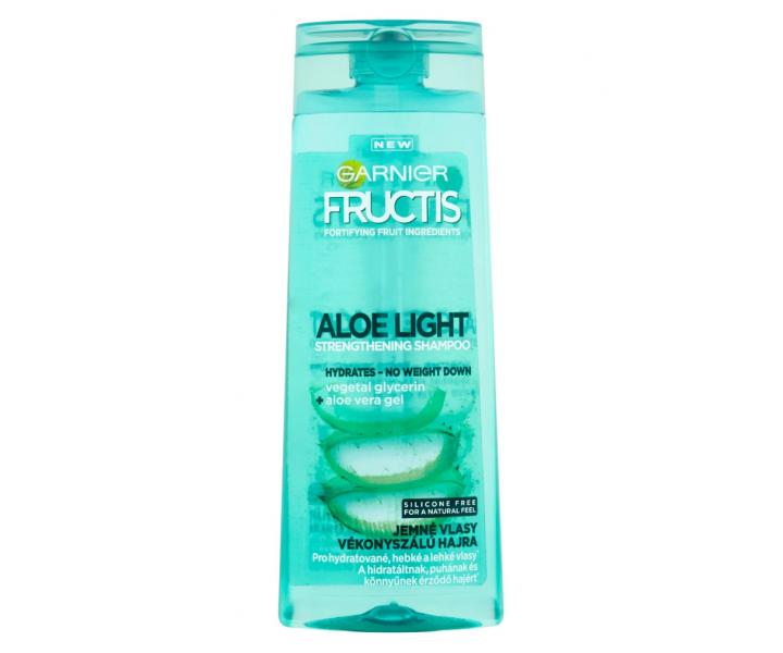 ampon pro jemn vlasy Garnier Fructis Aloe Light - 250 ml