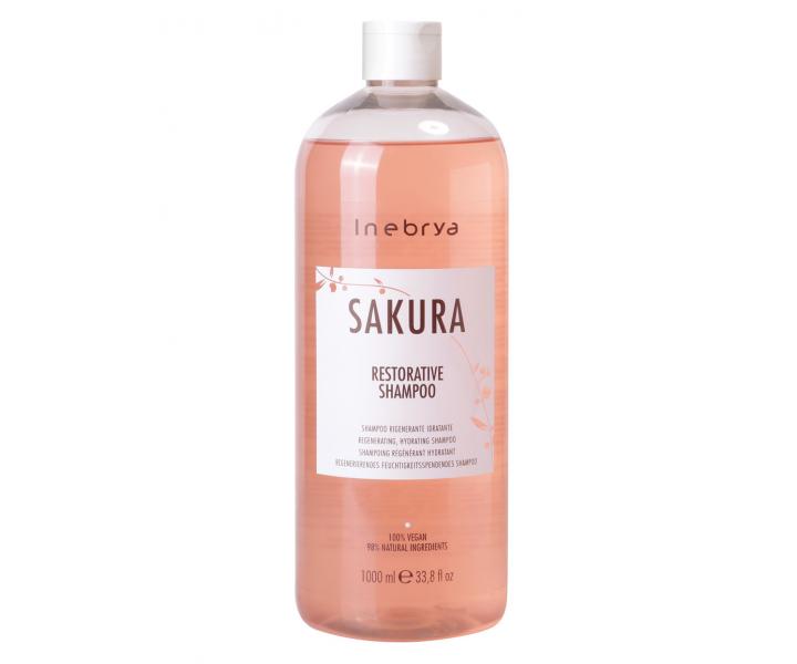 ampon pro regeneraci a hydrataci vlas Inebrya Sakura Restorative - 1000 ml