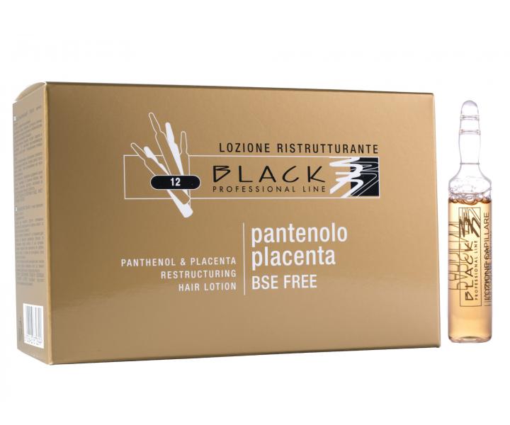 Ampulky k revitalizaci vlas Black Panthenol & Placenta Hair Lotion