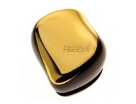Cestovn kart na rozesvn vlas Tangle Teezer Compact - ern/zlat