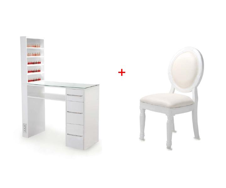 Akční set Hairway Manikúrní stolek s boxem + křeslo ZDARMA