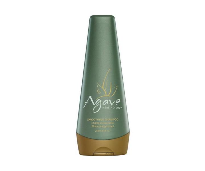 Agave Hydratující šampón pro uhlazení vlasů - 250 ml, bez sulfátu