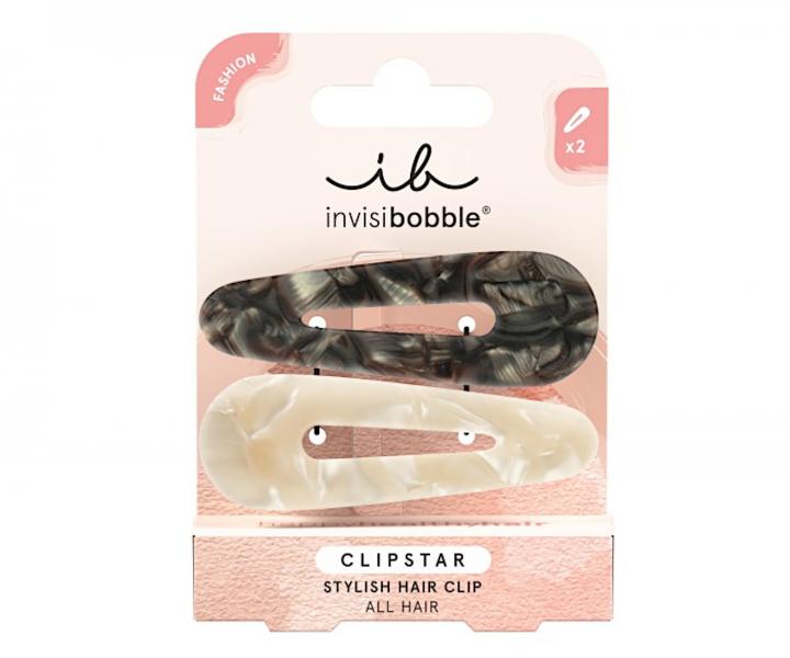 Ozdobné klipsy do vlasů Invisibobble Clipstar Stylish Hair Clip - 2 ks