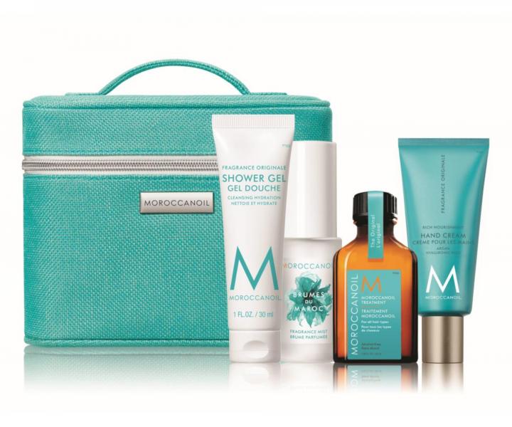Dárková sada pro péči o tělo a vlasy Moroccanoil Body + kosmetická taška zdarma