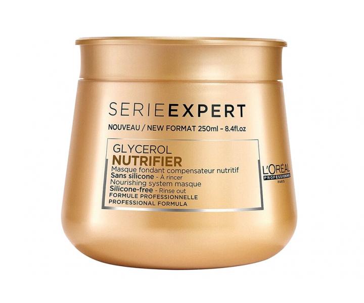 Sada pro suché vlasy Loréal Nutrifier + maska Absolut Repair Lipidium 75 ml zdarma