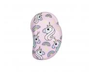 Kartáč na rozčesávání vlasů Tangle Teezer Original Mini Unicorn Magic - fialový s jednorožci