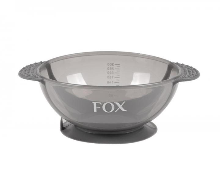 Plastová miska na barvu s přísavkou Fox Earth Colors - 300 ml, transparentní šedá