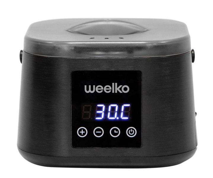 Ohva depilanho vosku s lonm prostorem pro pachtle Weelko Epilspat - 500 ml, ern