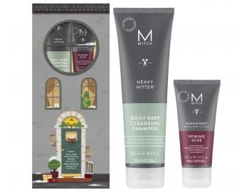 Pánská dárková sada pro péči a styling vlasů Paul Mitchell Mitch Wash & Style Heavy Duo
