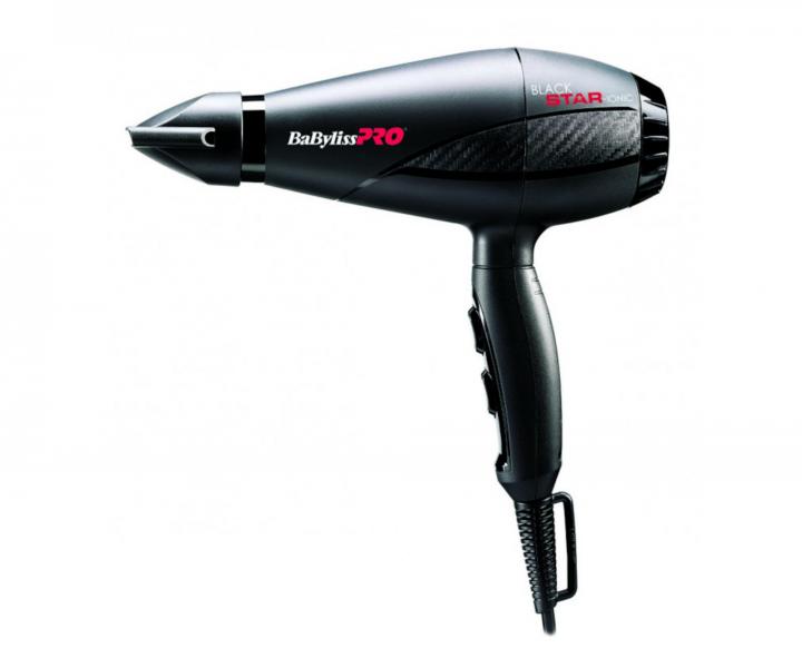 Profesionální fén na vlasy BaByliss Pro Black Star Ionic BAB6250IE - 2200 W, černý