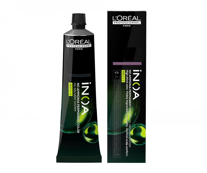 Barva na vlasy Loréal Professionnel iNOA 60 g - 4.26 DM5 hnědá červená duhová