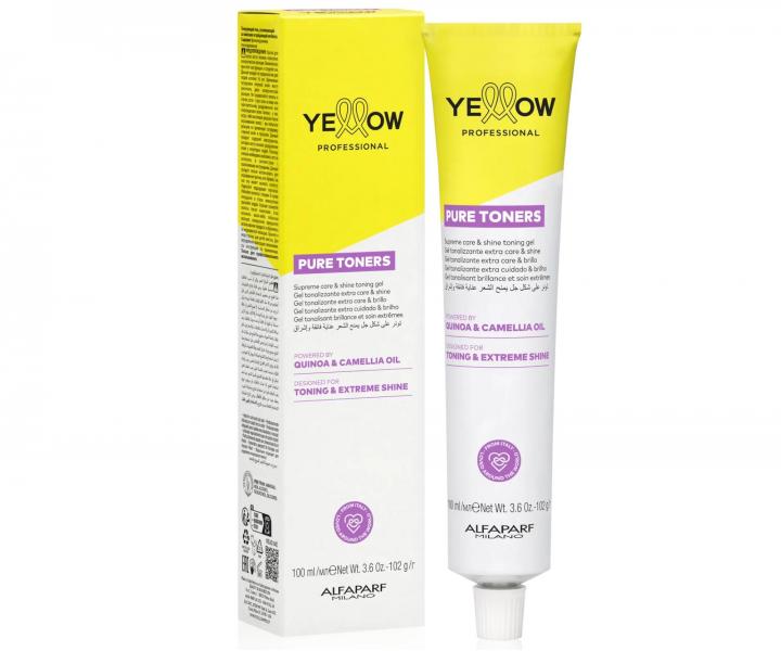 T�novac� barva na zesv�tlen� vlasy Yellow Professional Pure Toners 100 ml - odst�n .17 Dusty Grey - pudrov� �ed�