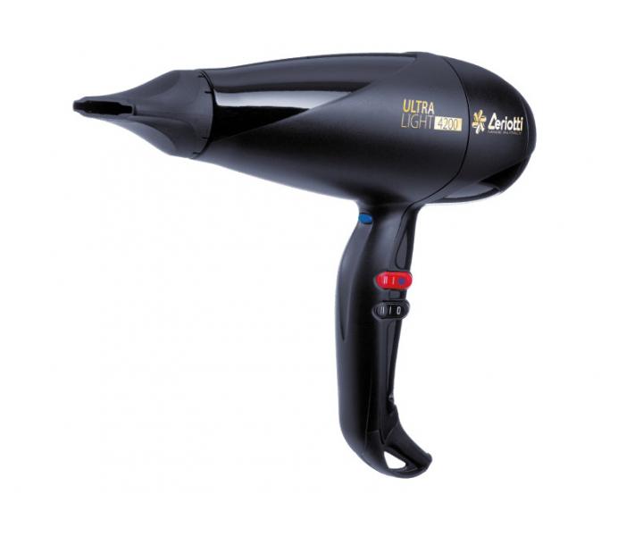 Fén na vlasy Ceriotti Ultra Light 4200, černý - 2500 W