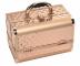 Profesionln kosmetick kufr Sibel - rose gold - nov
