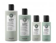 Sada pro hydrataci such�ch vlas� s arganov�m olejem Maria Nila True Soft + �ampon 100 ml a kondicion�r 100 ml zdarma