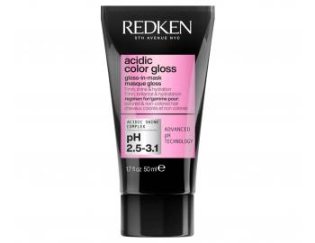 Rozjas�uj�c� hydrata�n� maska pro barven� vlasy Redken Acidic Color Gloss Gloss-In-Mask - 50 ml