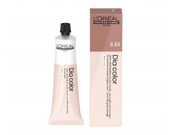 Přeliv na vlasy Loréal Professionnel Dia color 60 ml - 6.84 tmavá blond měděná mokka