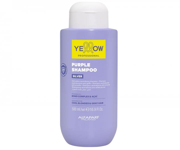 Fialov� �ampon pro neutralizaci �lut�ch t�n� Yellow Professional Silver Purple Shampoo - 500 ml