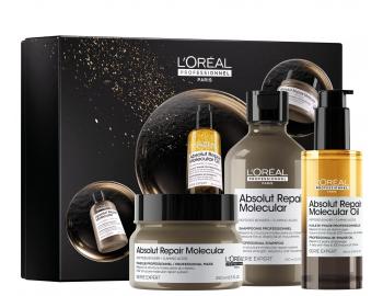 Cestovn� sada pro po�kozen� vlasy Lor�al Professionnel Serie Expert Absolut Repair Molecular Repair & Shine Kit