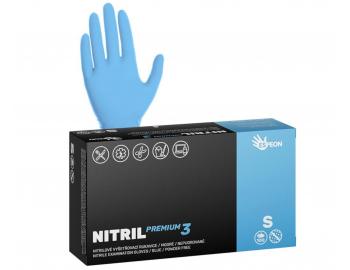 Silné nitrilové rukavice Espeon Nitril Premium 3 - 100 ks, modré, velikost S