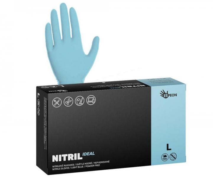 Nitrilové rukavice Espeon Nitril Soft - 100 ks, modré, velikost L